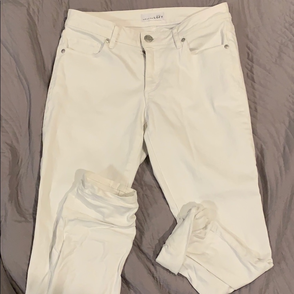 White jeans